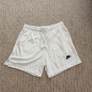 Nike Men's Athletic White Shorts